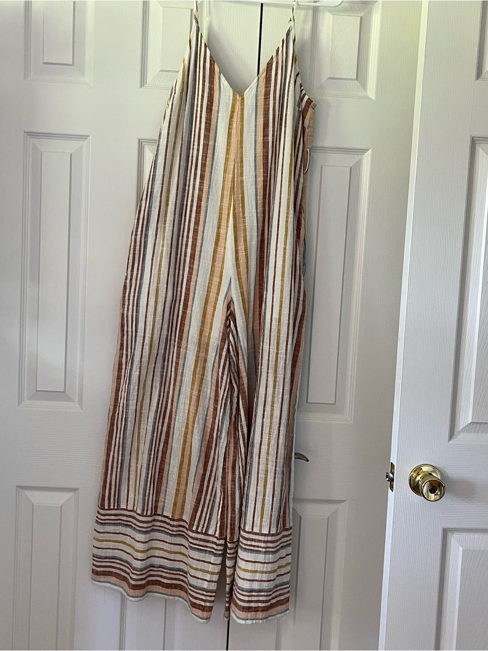 Cleobella Striped Wide Leg Jumpsuit – Size Small EUC